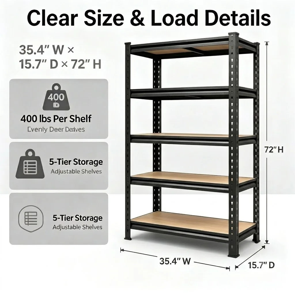 Heavy Duty Metal Storage Rack