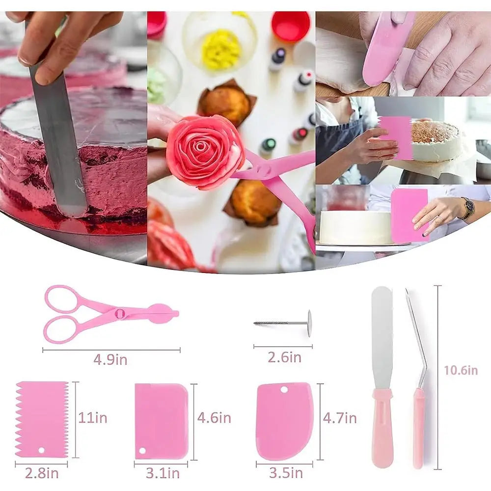 359pcs Cake Decorating Baking Supplies Set, with 66 Tip Baking Set
