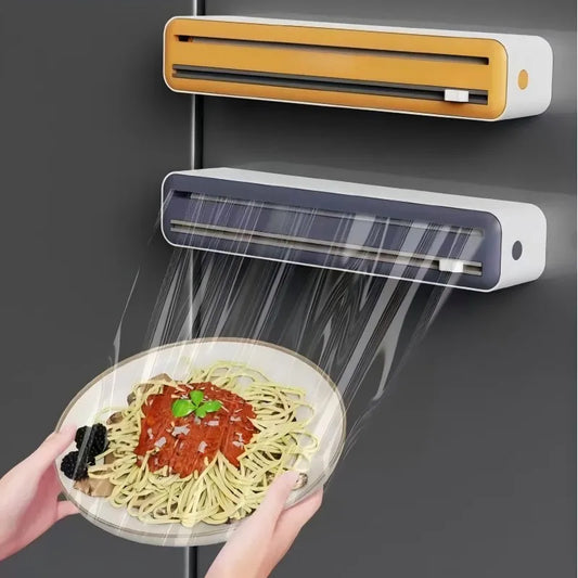 Large Size Plastic Wrap Dispenser with Cutter,