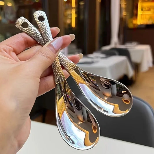 2pcs Stainless Steel Spoon Set-