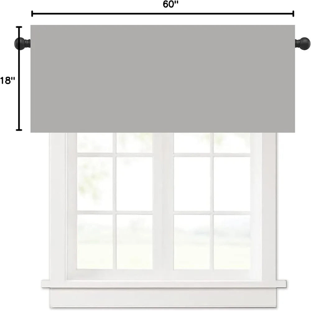 1pc Happy Valentine's Day Love Vase Print Valance