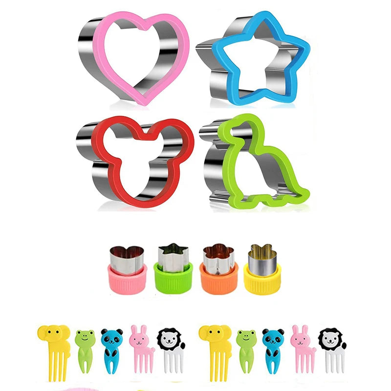 Sandwich Cutters Set for Food Cookies Bread
