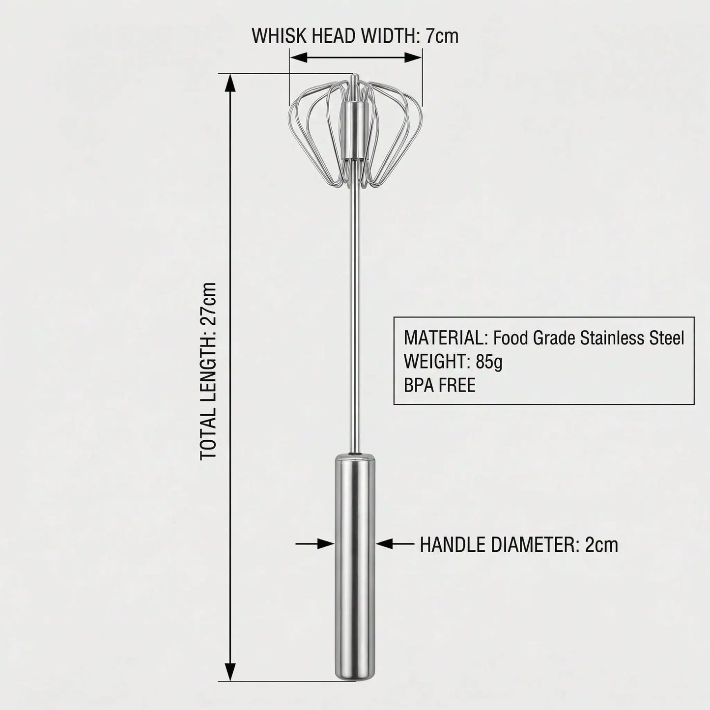 Multifunctional Stainless Steel Whisk