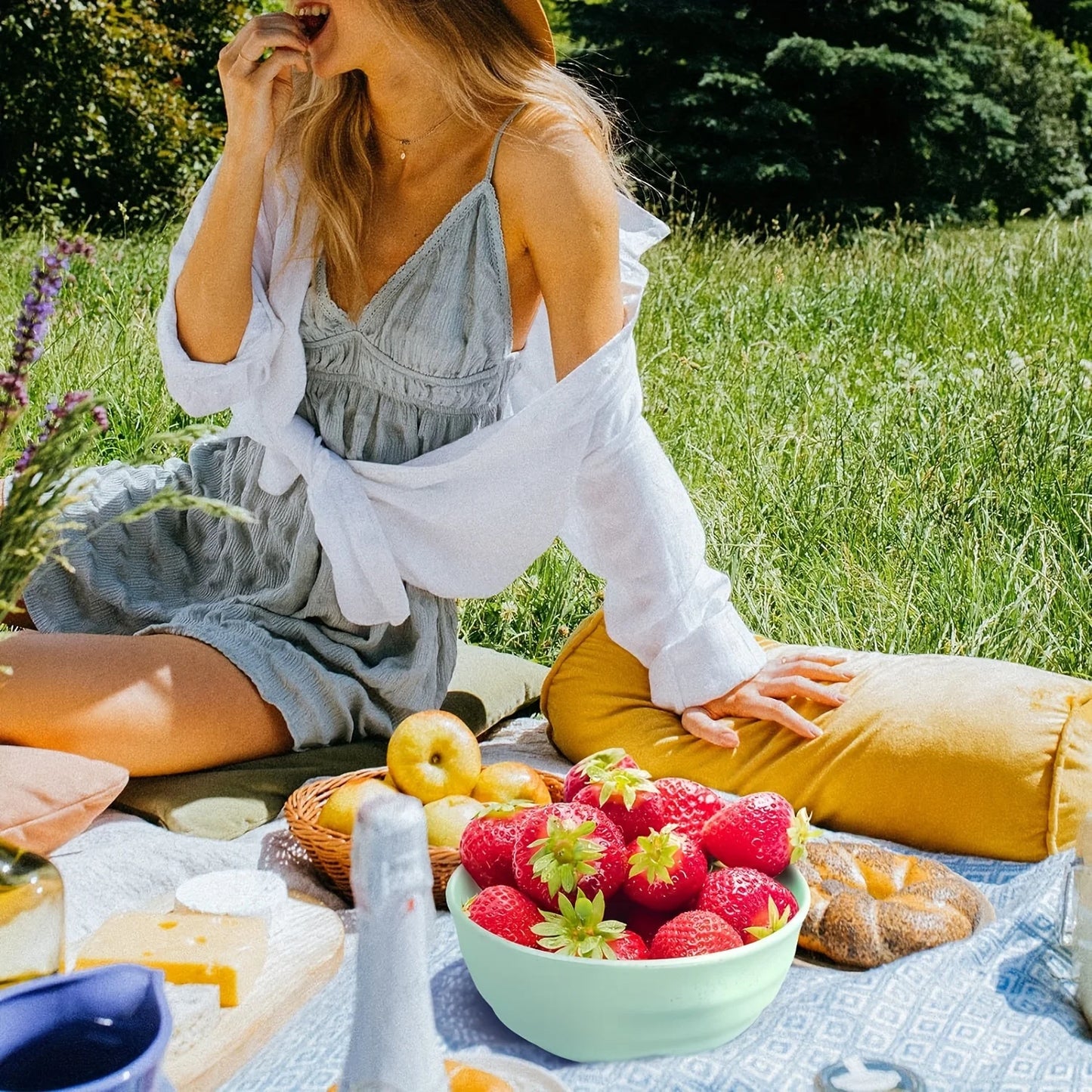 4-piece non fragile grain bowl set -24 ounce