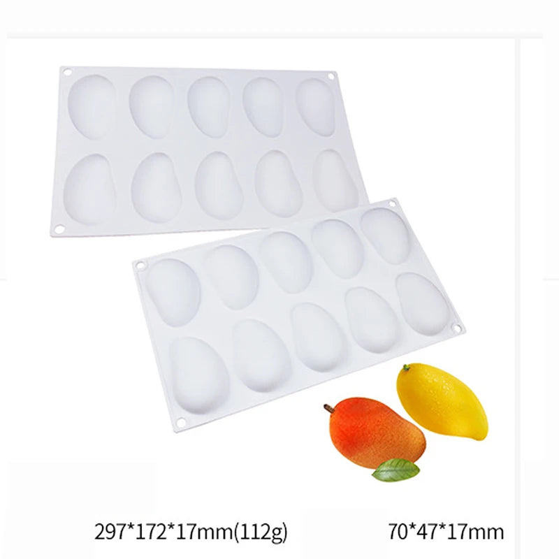 Pineapple Pear Peach Fruit Series Cake Silicone Mold