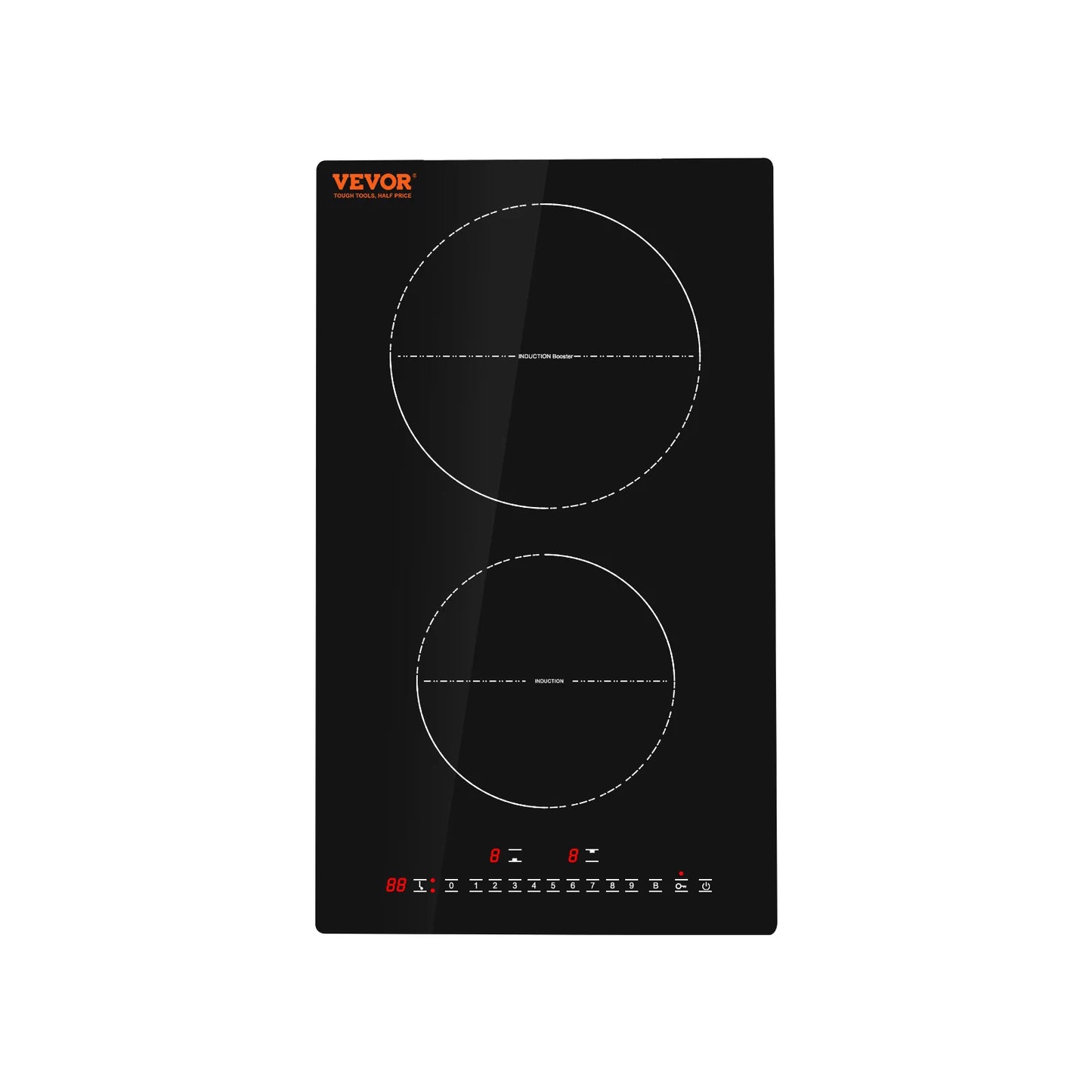 2 Burners Electric Induction Cooktop Stove