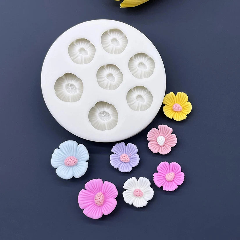 Flower Daisy Silicone Sugarcraft Mold