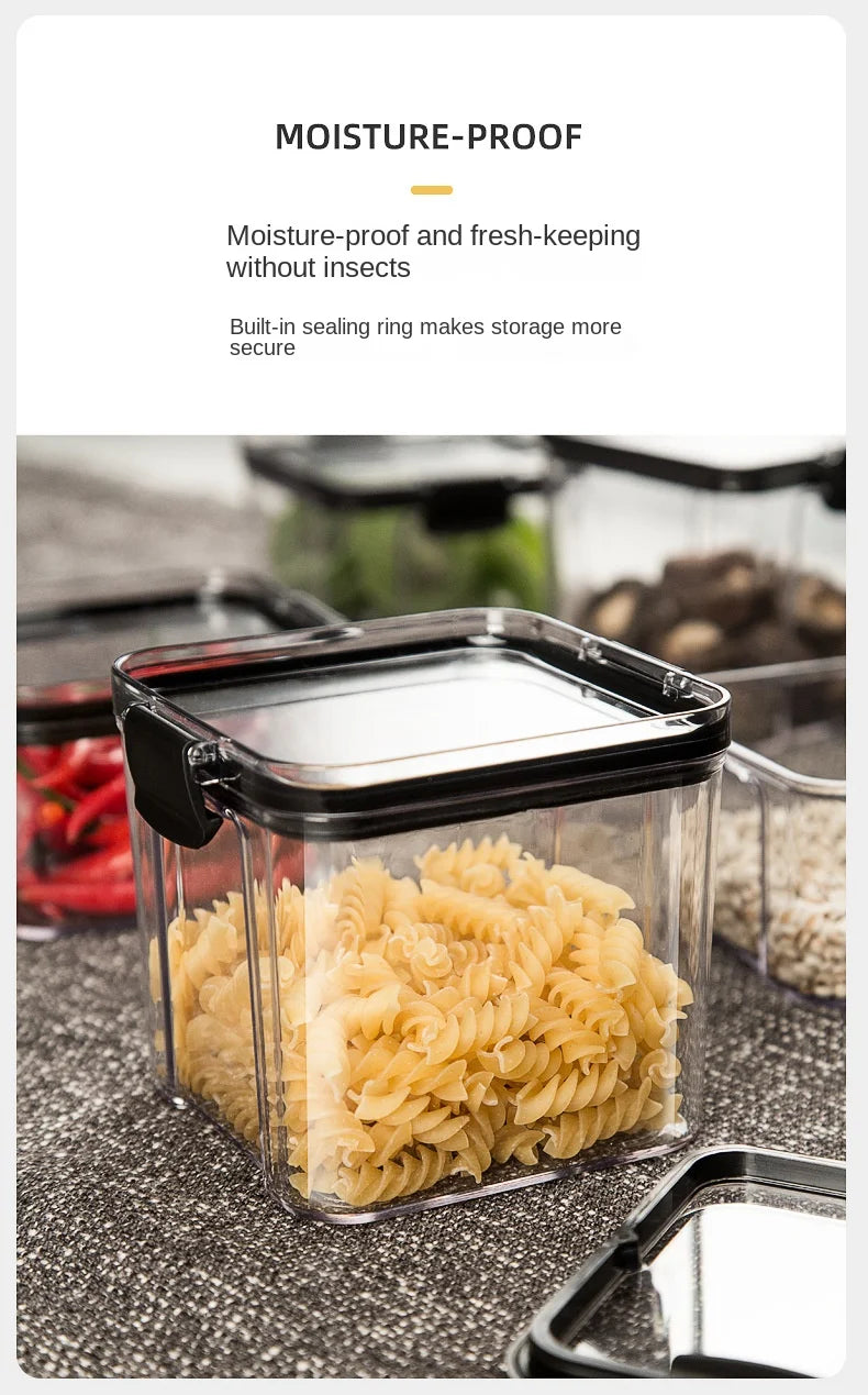 Sealed Jars Kitchen Grain Storage Organizer