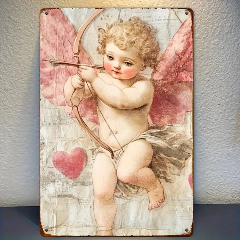 Vintage Valentine 2D Metal Sign