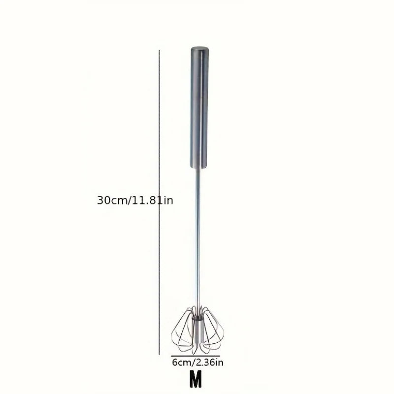 Stainless Steel Rotary Egg Beater