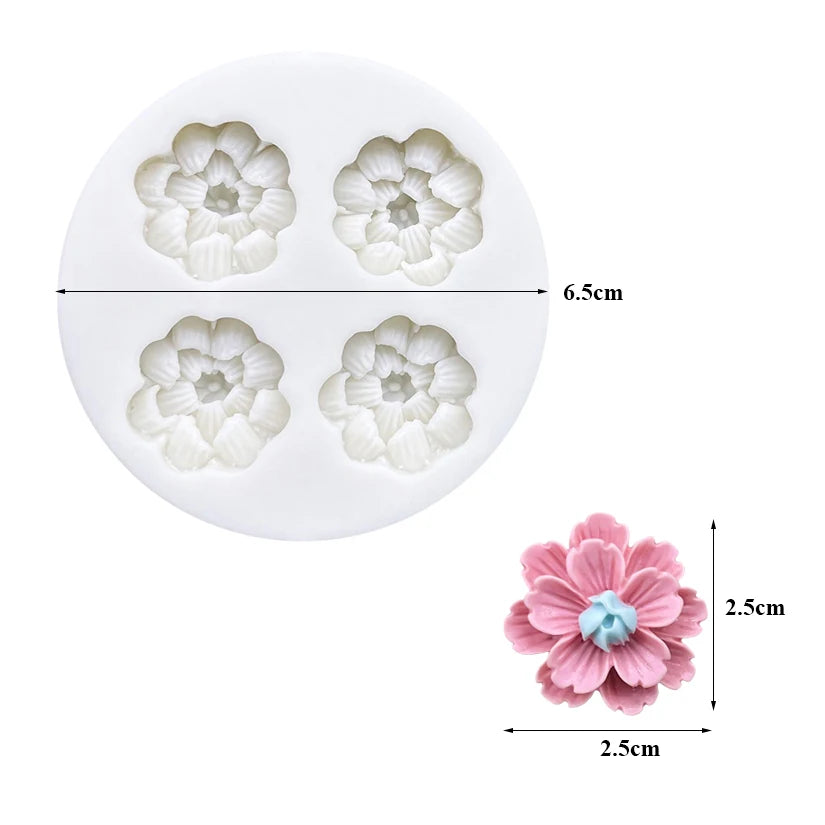 Flower Daisy Silicone Sugarcraft Mold