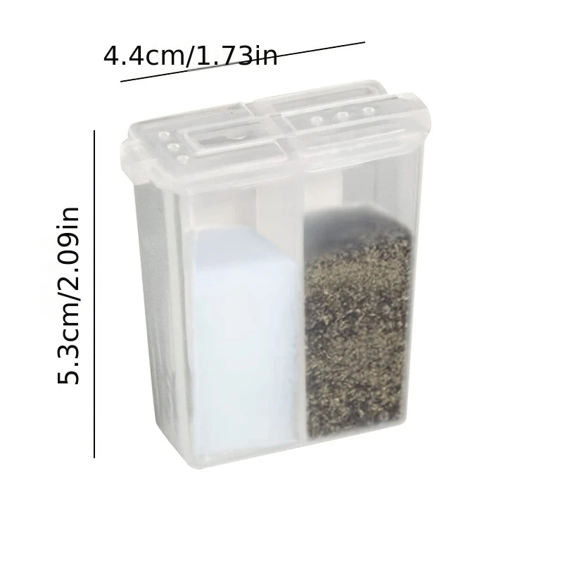 1/2pcs 2in1 Camping Seasoning Shaker Multi-Purpose Spice Jar