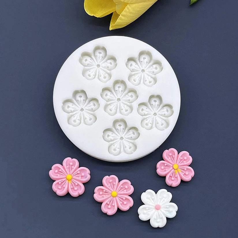 Flower Daisy Silicone Sugarcraft Mold