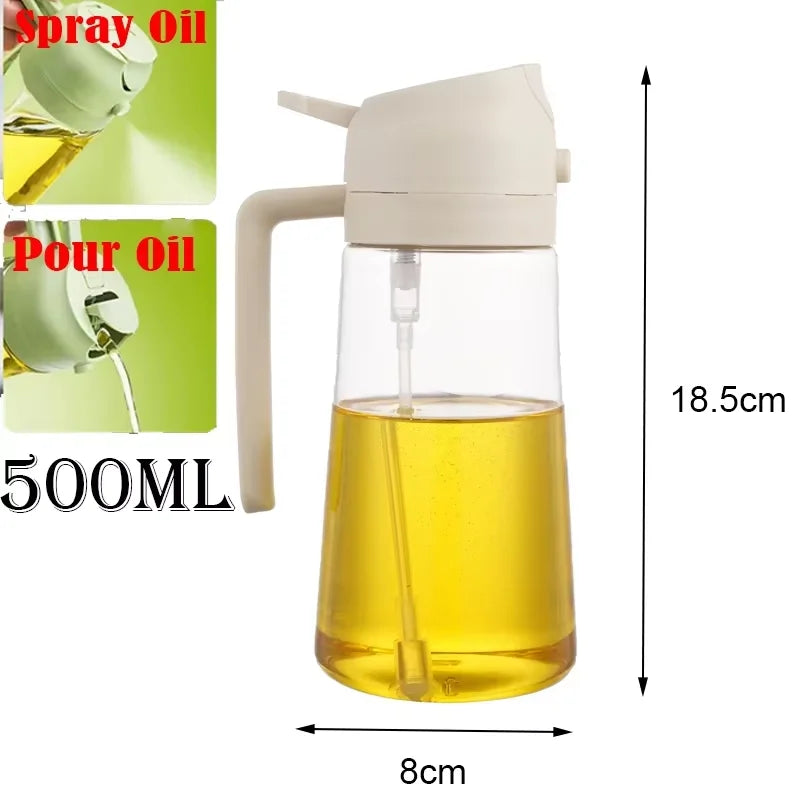 Pour and Spray Oil Dispenser Bottle
