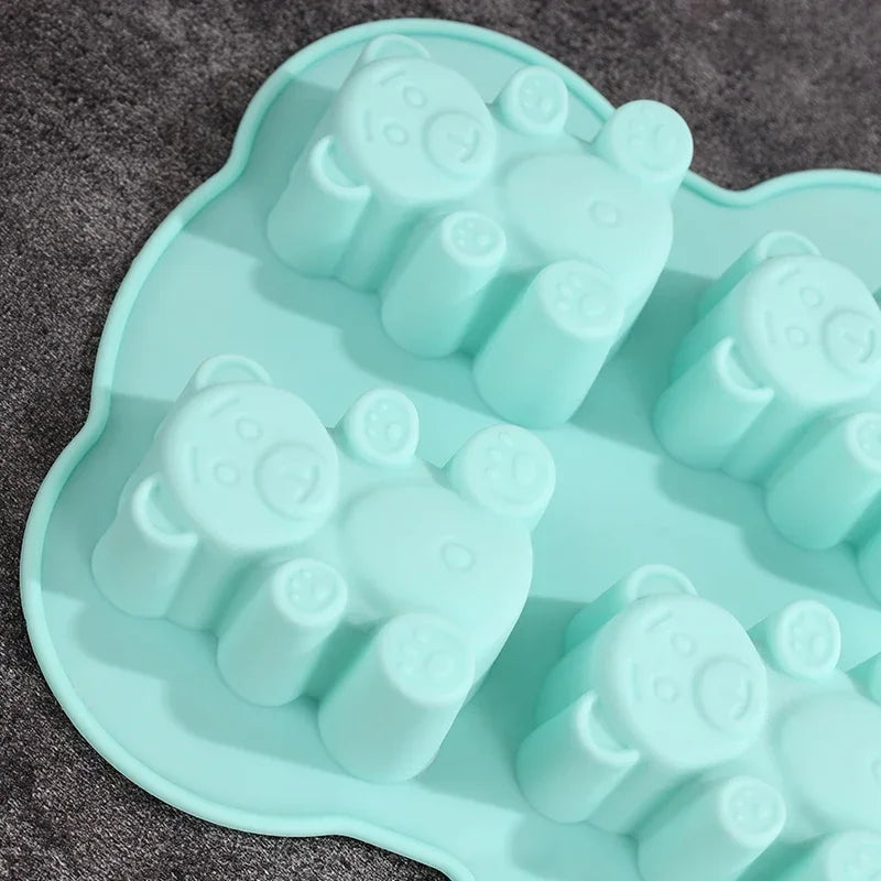 3D Lovely Bear Cake Mold