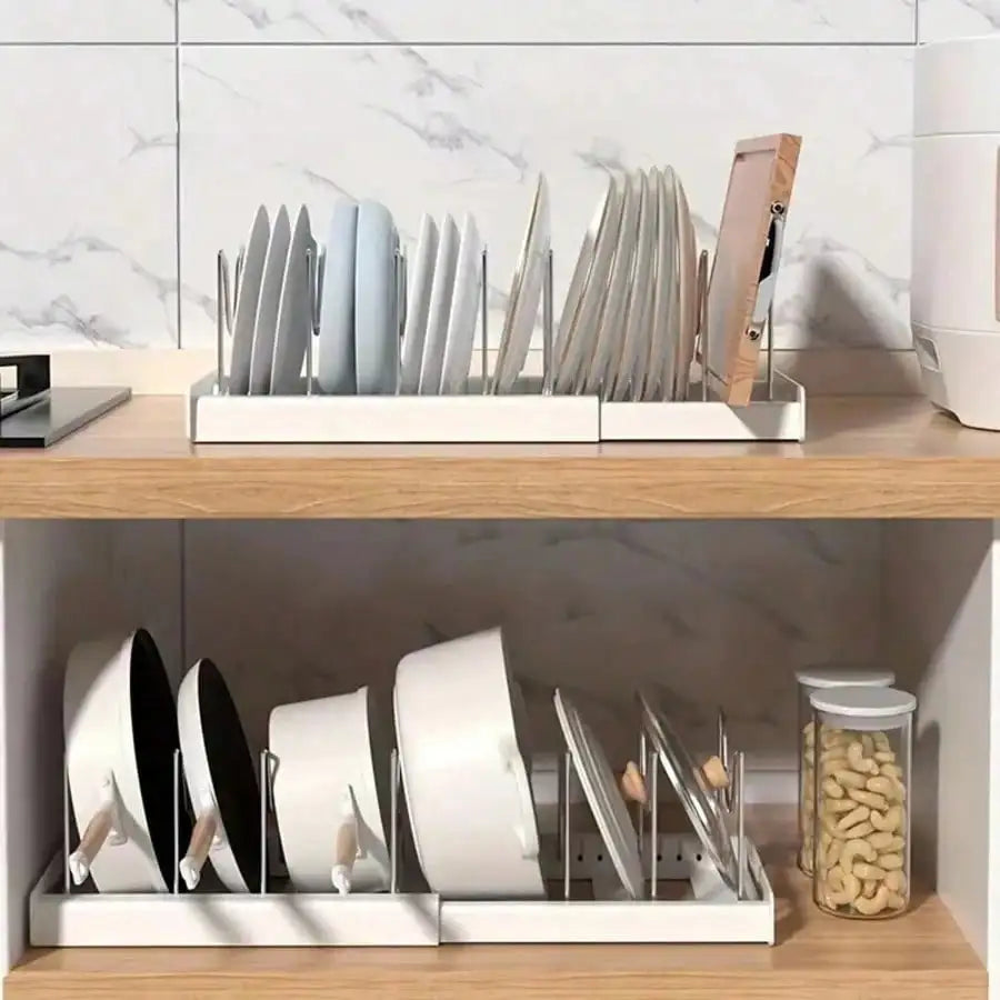 Pull-Out Pot And Pan Organizer, Kitchen Cabinet Drawer