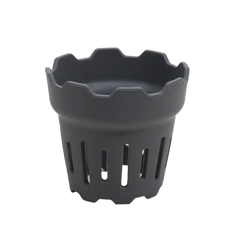 Ventilated bottle drying rack with separate silicone cup holders