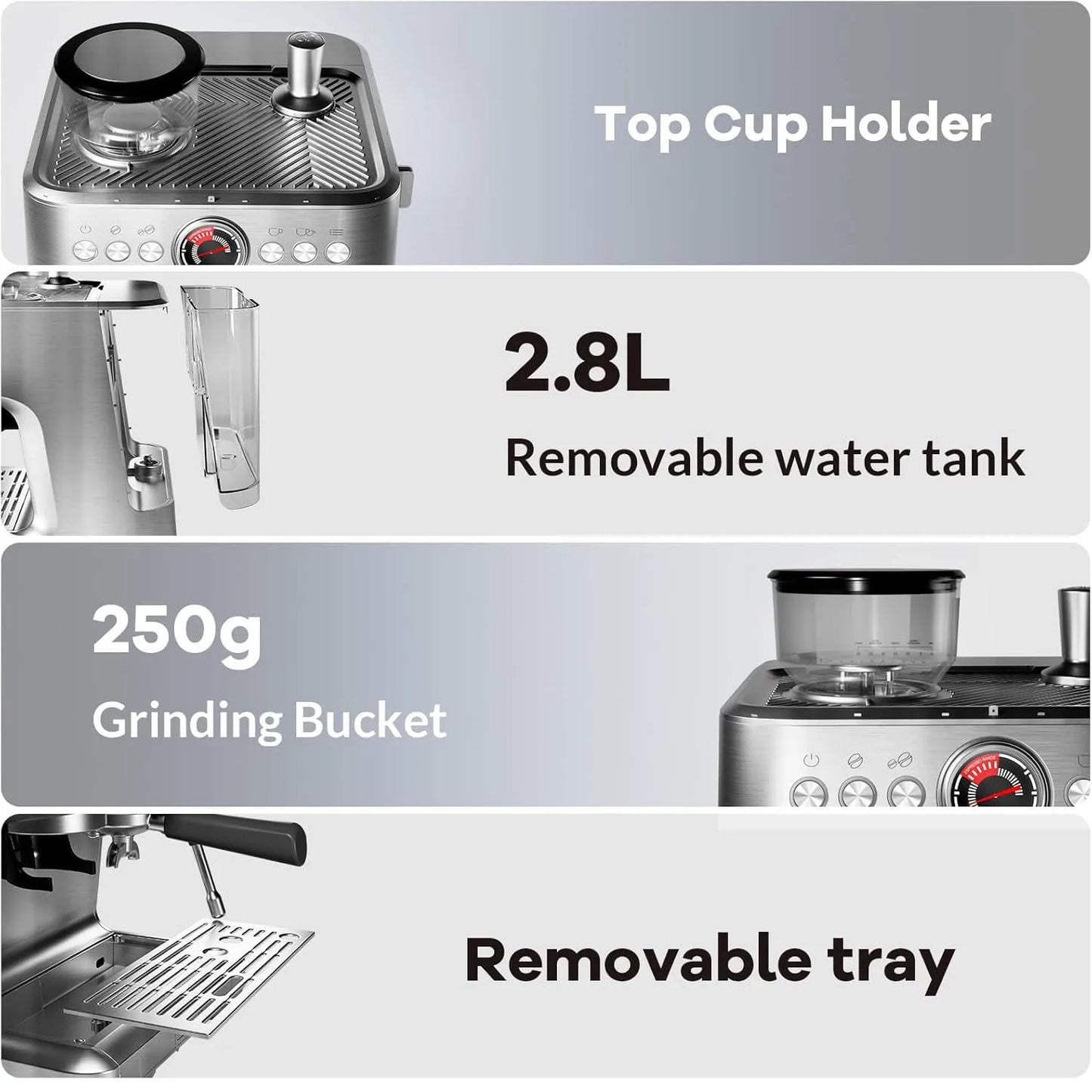 Espresso Machine with Grinder