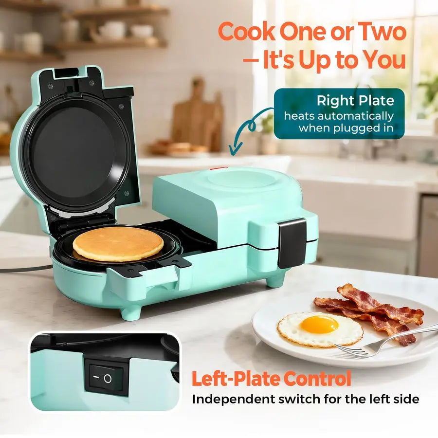Double Waffle amp Pancake Maker Nonstick