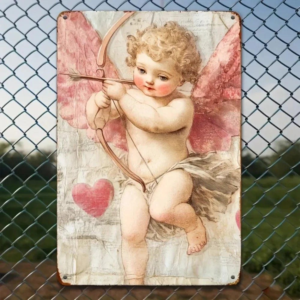 Vintage Valentine 2D Metal Sign