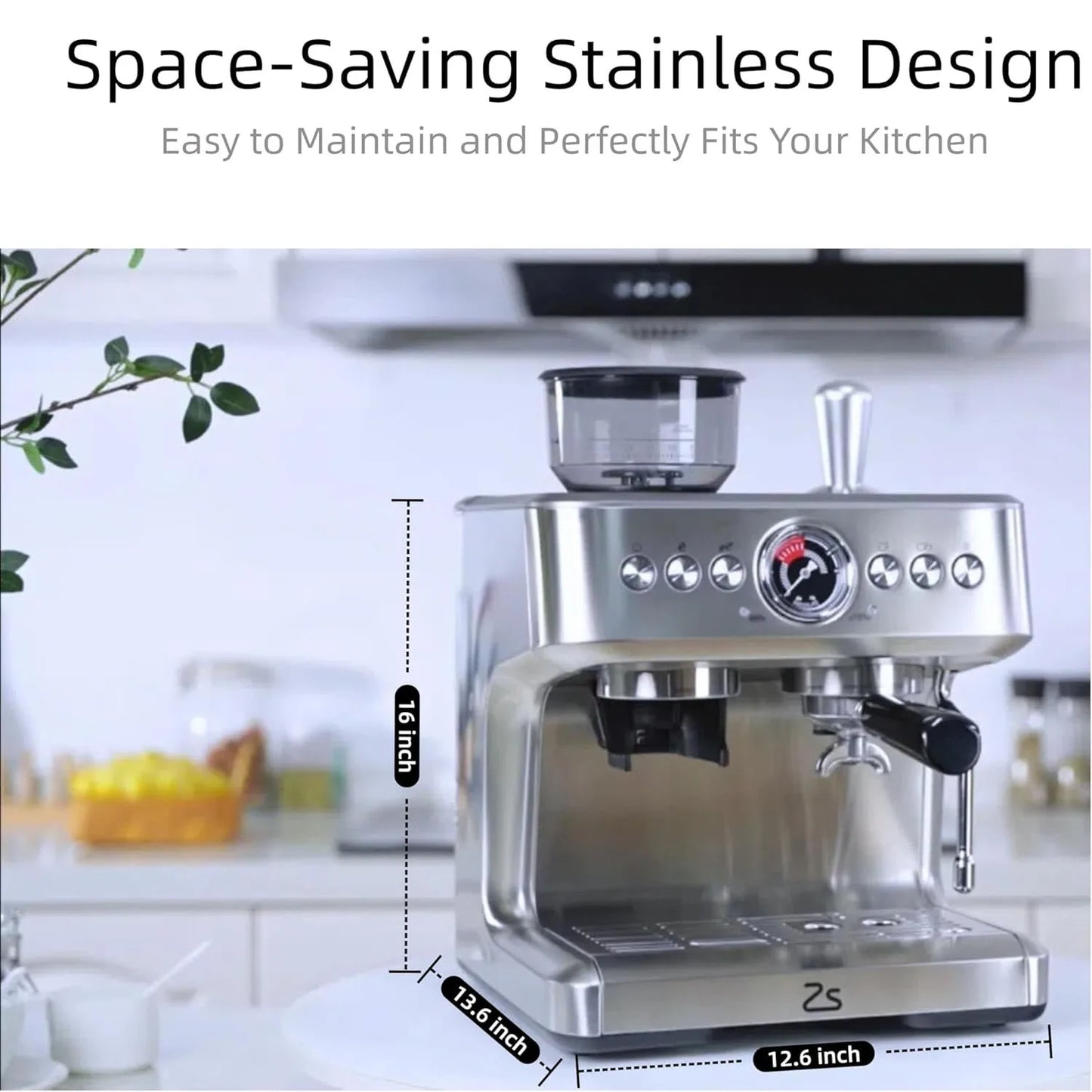 Espresso Machine with Grinder
