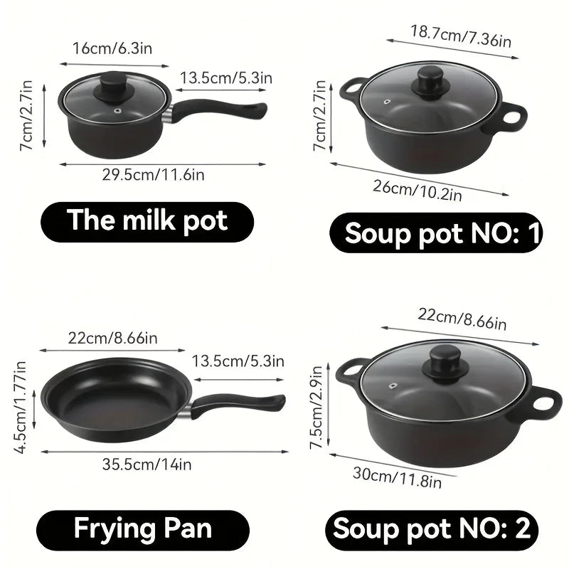 13-Piece Nonstick Cookware
