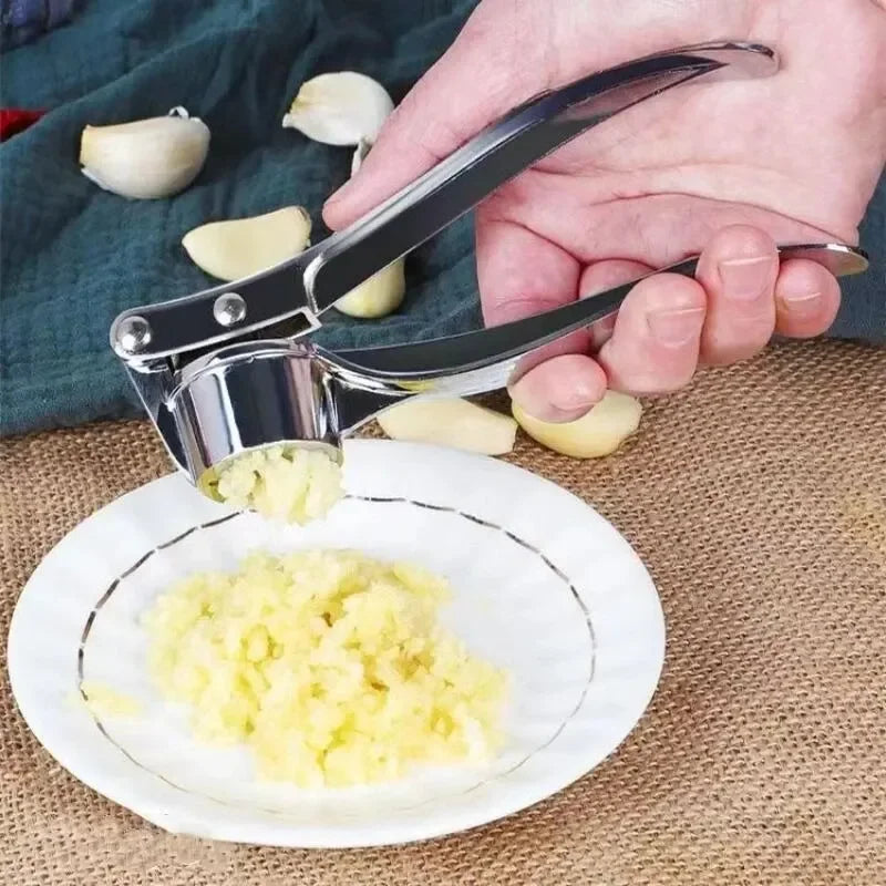 Garlic Press Zinc Alloy & Stainless Steel