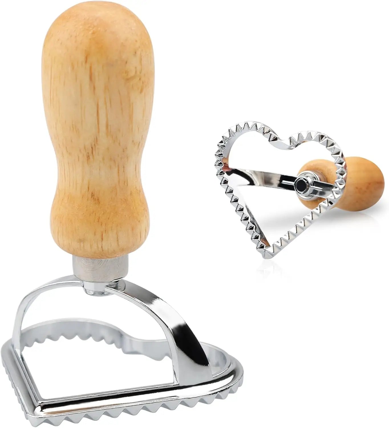 10-Piece Cookie Cutter Set, Zinc Alloy & Wood,
