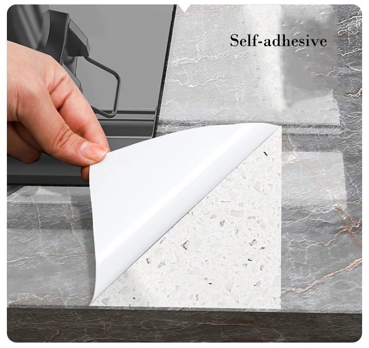 Marble Kitchen Oil-Proof Film Waterproof Moisture-Proof Self-Adhesive Wallpaper
