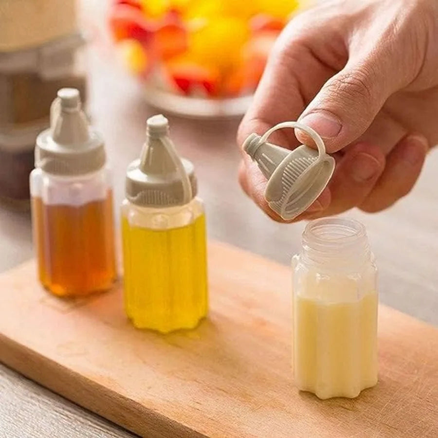 4pcs Mini Jam Squeeze Bottle