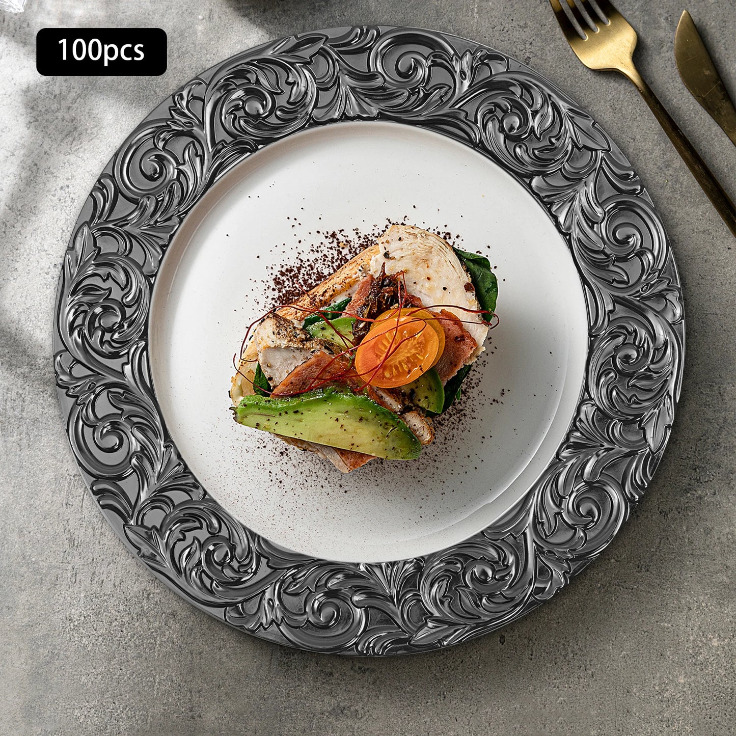 Charger Plates 100-Piece Set