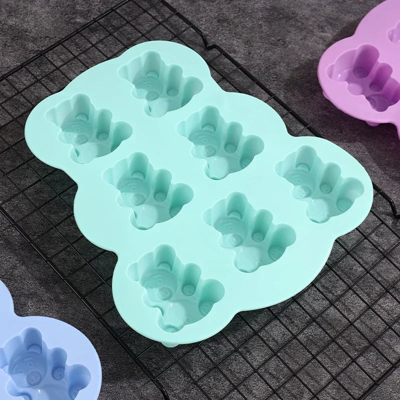 3D Lovely Bear Cake Mold