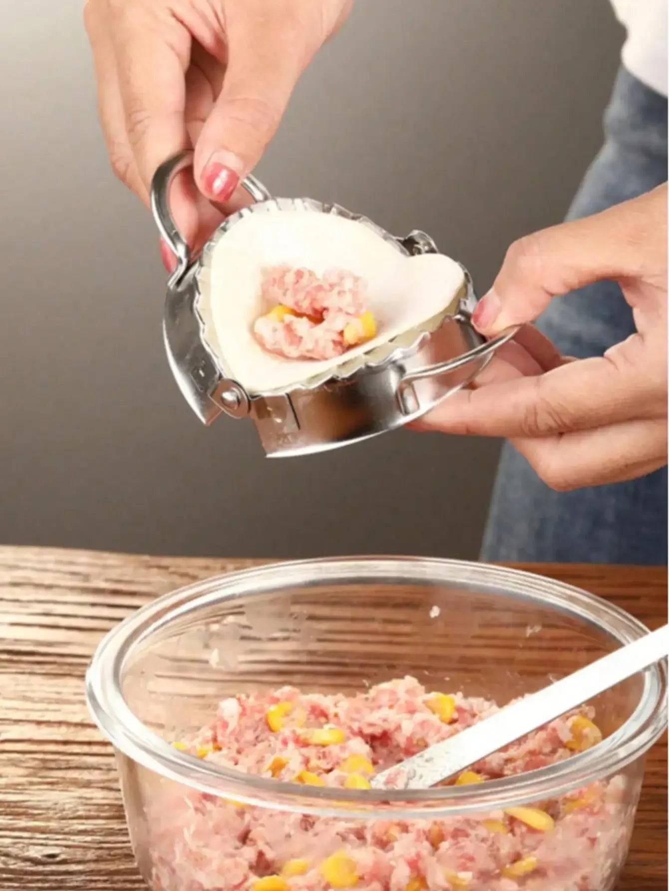Stainless Steel Dumpling Maker,