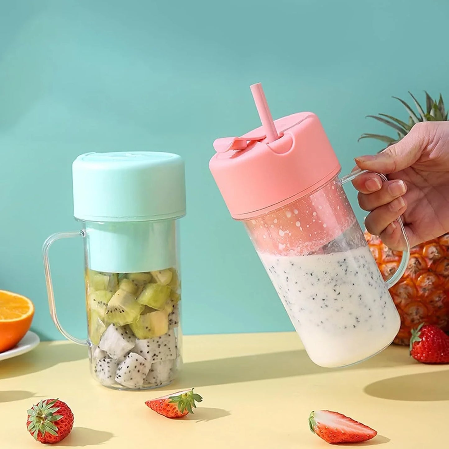 Portable Blender Juicer Bottle