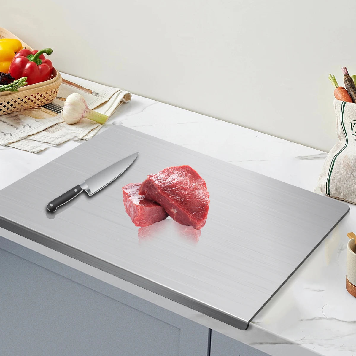 304 Stainless Steel Cutting Board Butcher Block
