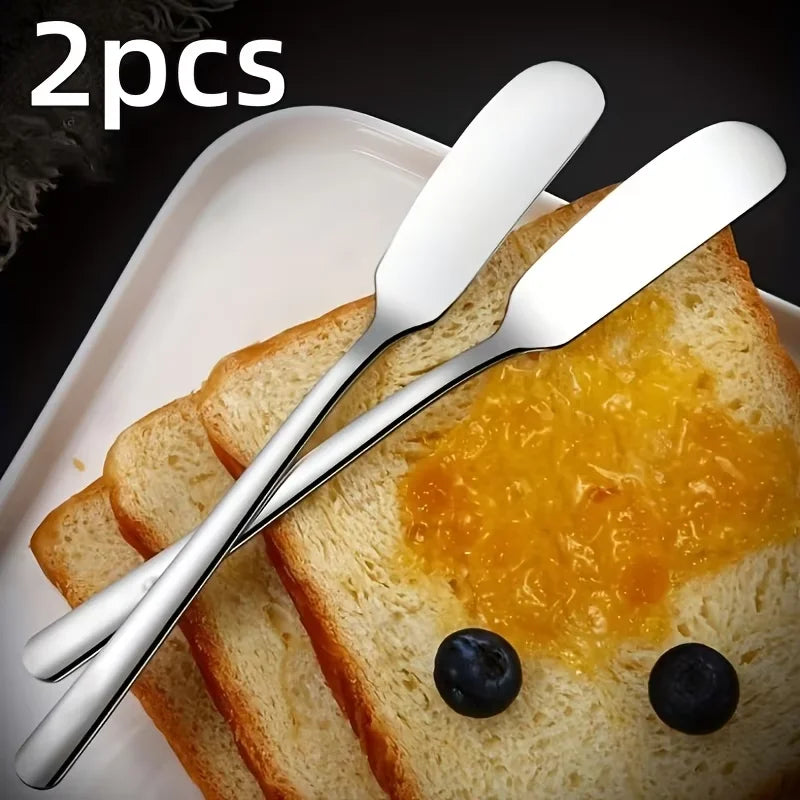 2 pieces, butter knife