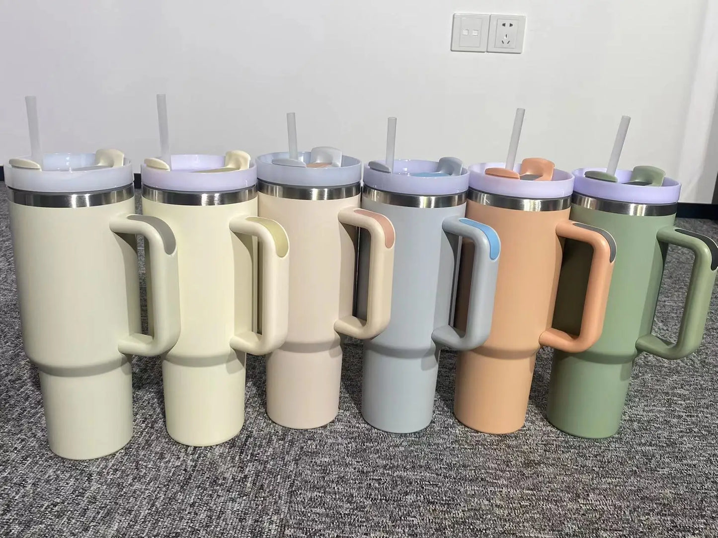 6pack 40oz Stainless Steel Double Wall Keep Cold Tumbler