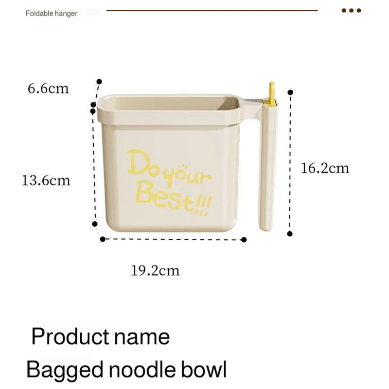 Instant noodle bowl made of food-grade material