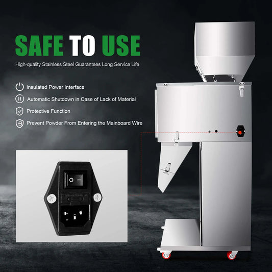 10-999G Automatic Filling Machine 200W Bottle Filling Machine Weigh Packing Filler for Coffee Beans Bag Filling Filler Machine