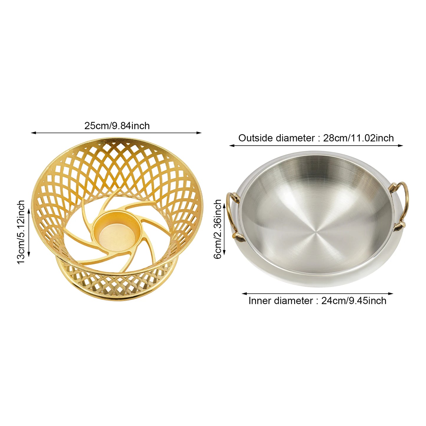 24cm/9.45in Buffet Chafing Dish