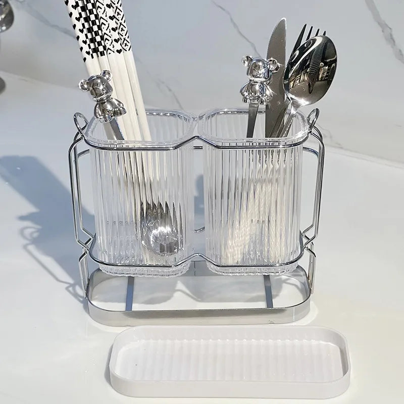Nordic light luxury draining chopstick holder