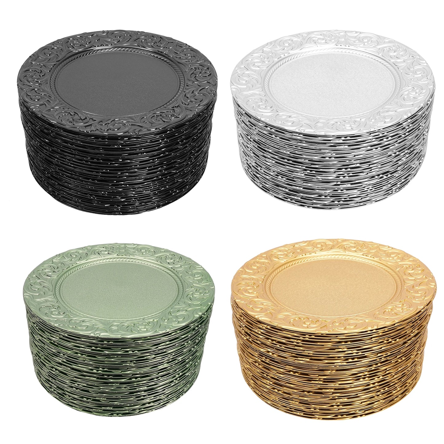Charger Plates 100-Piece Set
