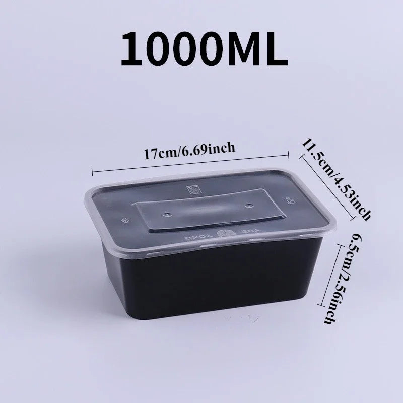 10PCS Disposable Food Box with Lid