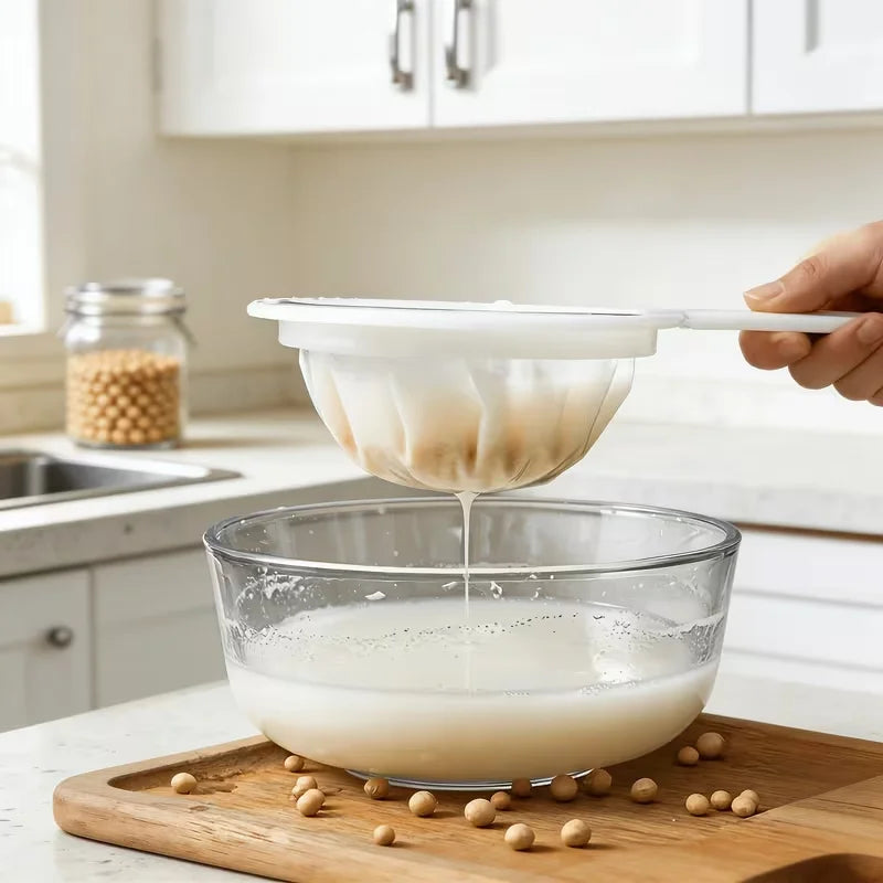 1PC Fine Mesh Strainer Spoon for Coffee, Milk,