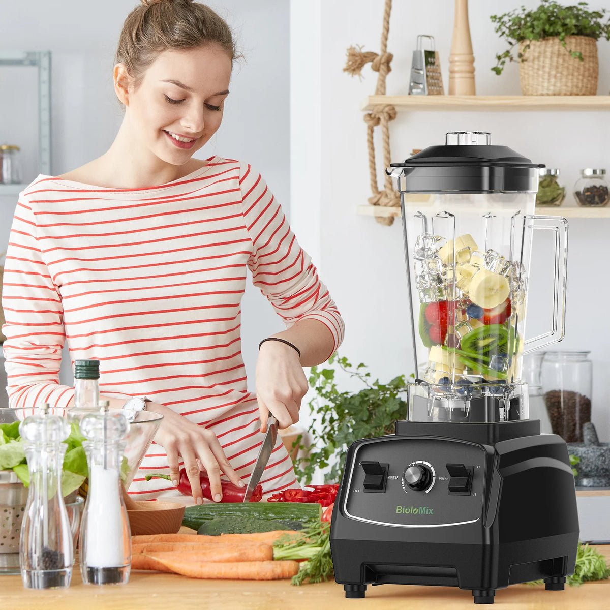 BPA Free 3HP 2200W Heavy Duty Commercial Grade Blender