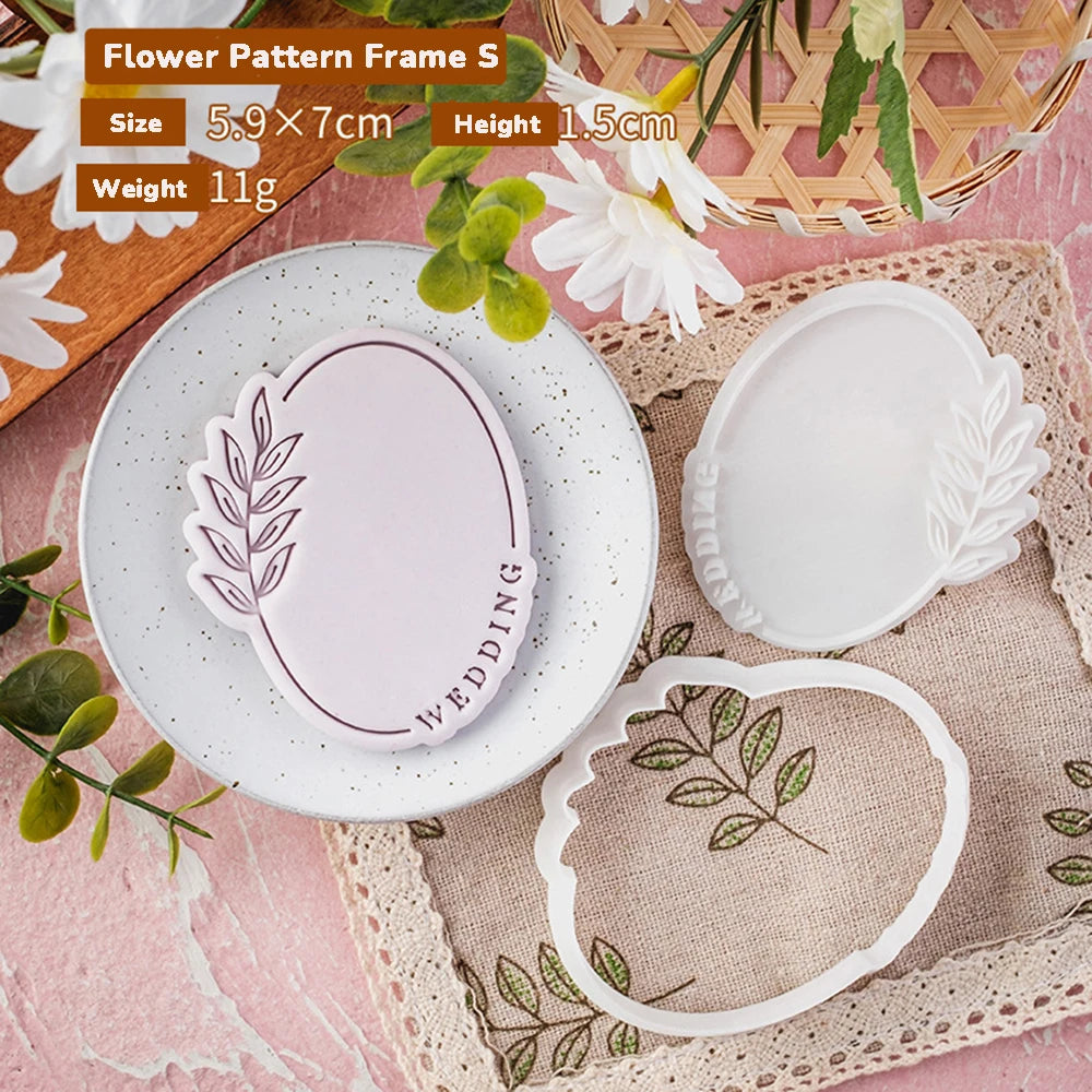 Pattern Blessing Cookie Mold Wedding Birthday Cake Cutting Mold