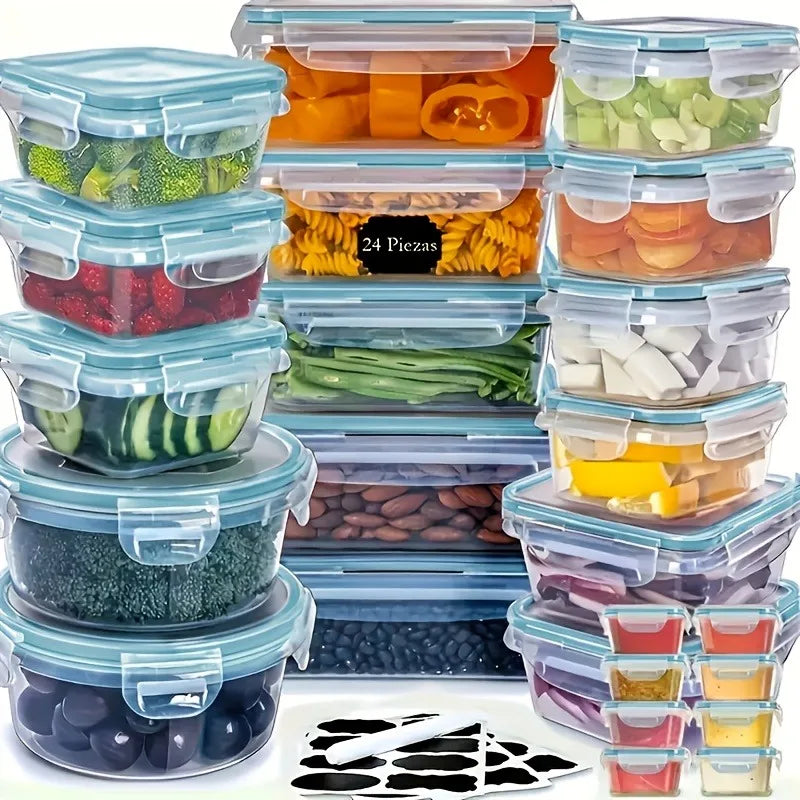 48Pcs BPA-Free Food Storage Set -