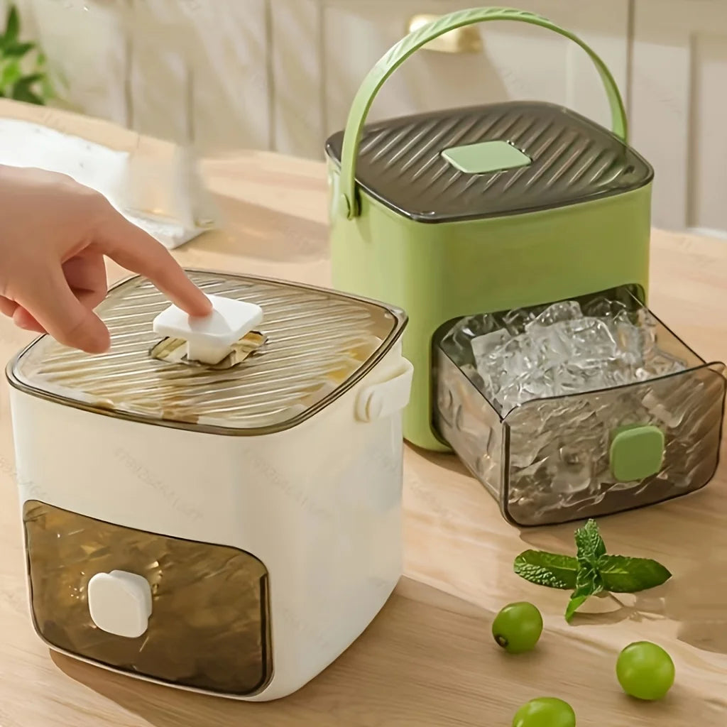 48-Cube Ice Maker with Easy-Press Lid -