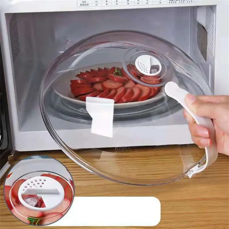 Microwave food splash proof cover,