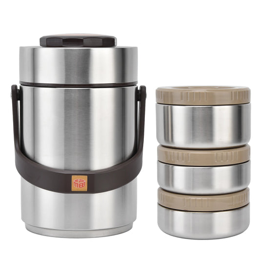 3 Layer Vacuum Insulated Barrel 2000ml 304 Stainless Steel Vacuum Insulation Lunch Box l